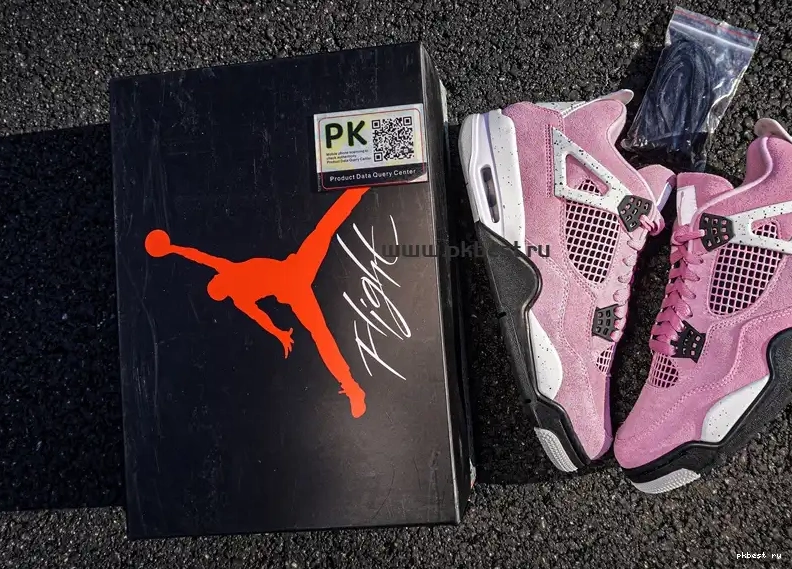 Jordan TO 4 READY PK RETAIL SHIP “Orchid” Air MATERIALS Jordan GOD 0504